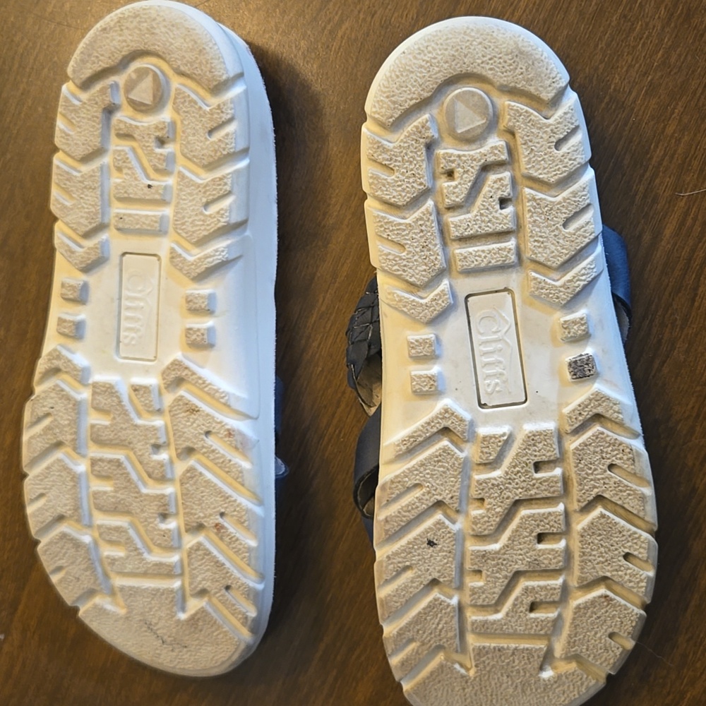 Cliffs by White Mountain Womens Navy Braided Thong Sandals - Picture 5 of 6
